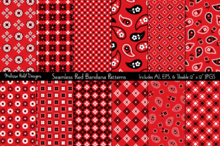 Discover Seamless Red Bandana Patterns for Creative Projects