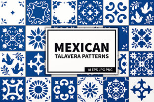 Exploring the Mexican Talavera Tiles Patterns Set