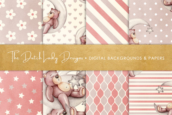 Nursery Bear Seamless Patterns: A Versatile Resource for Creative Projects