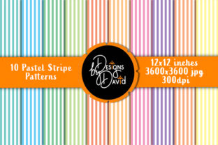 Scrapbook Paper Pastel Stripe Patterns: A Creative Resource for Every Project