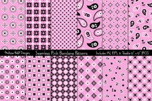 Seamless Pink Bandana Patterns: A Creative Resource for Design Enthusiasts