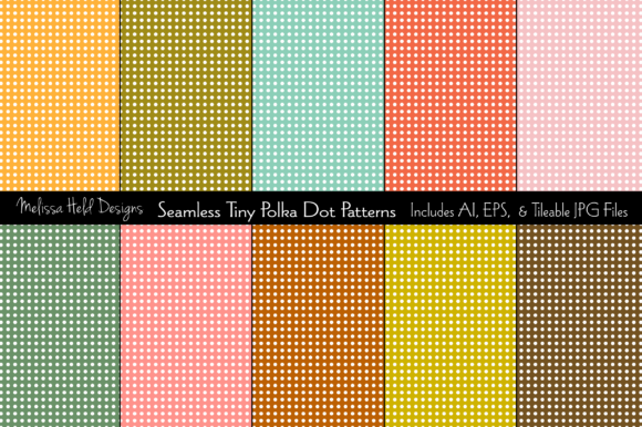 Seamless Tiny Polka Dot Patterns: A Versatile Resource for Creative Projects